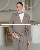 کت شلوار زنانه مدل بغل پاپیونی VIP کد 19087